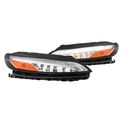 Fits JEEP CHEROKEE 14-18 LED PARKING/SIGNAL LIGHTS CHROME AMBER