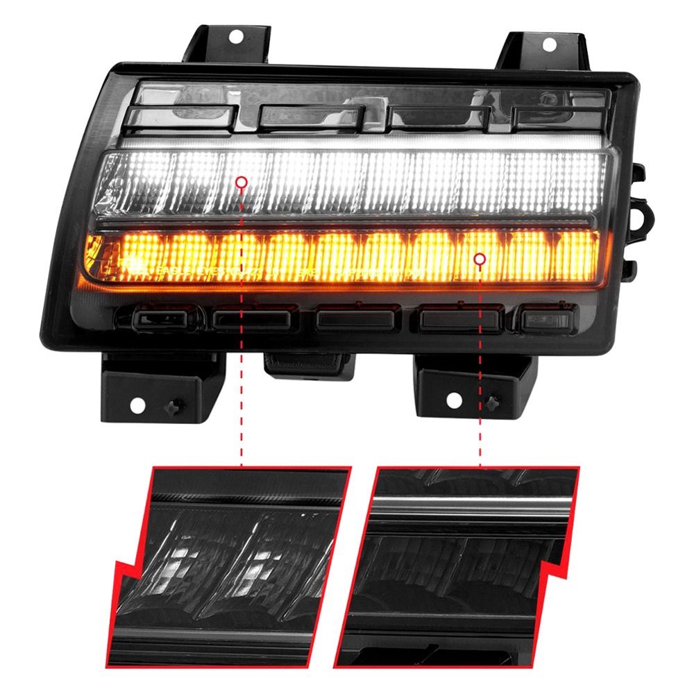Fits JEEP WRANGLER 18-25 / GLADIATOR 20-25 LED FENDER LIGHTS SMOKE LENS W/ SEQUENTIAL SIGNAL (FOR MODELS W/ FACTORY HALOGEN FENDER LIGHTS) - Image 6