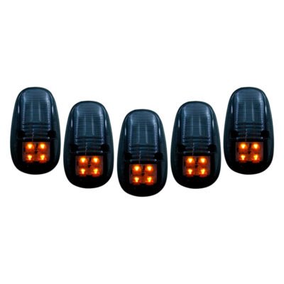 Fits DODGE RAM 2500/3500 99-02 LED CAB LIGHTS SMOKE LENS 5PC