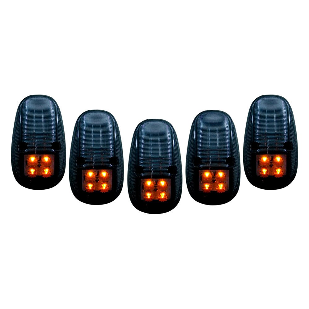 Fits DODGE RAM 2500/3500 99-02 LED CAB LIGHTS SMOKE LENS 5PC