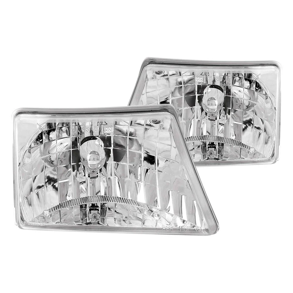 Fits FORD RANGER 98-00 CRYSTAL HEADLIGHTS CHROME
