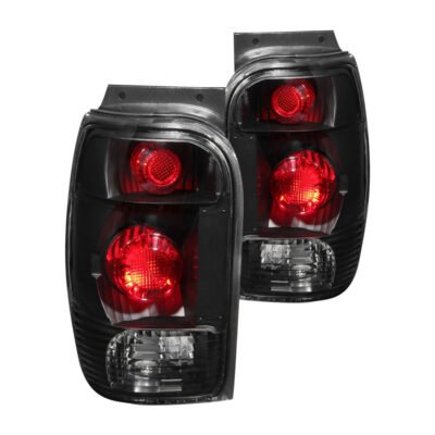 Fits FORD EXPLORER 98-01 / MOUNTAINEER 98-01 TAIL LIGHTS BLACK