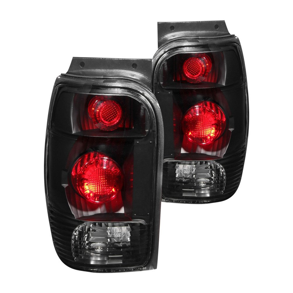 Fits FORD EXPLORER 98-01 / MOUNTAINEER 98-01 TAIL LIGHTS BLACK