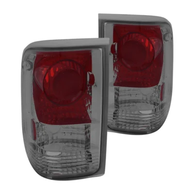 Fits FORD RANGER 93-97 TAIL LIGHTS CHROME SMOKE LENS