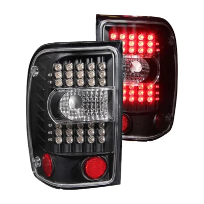 Fits FORD RANGER 01-11 LED TAIL LIGHTS BLACK G2