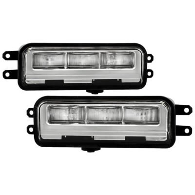Fits ( Spyder ) Toyota Tundra 2022-2023 OEM Full LED Fog Lights W/Switch - Clear ( Bulb Size - LED )