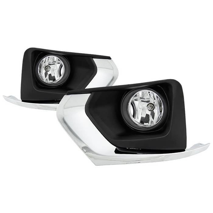Fits ( Spyder ) Chevrolet Traverse 2018-2019 OEM Style Fog Lights W/Universal Switch- Clear