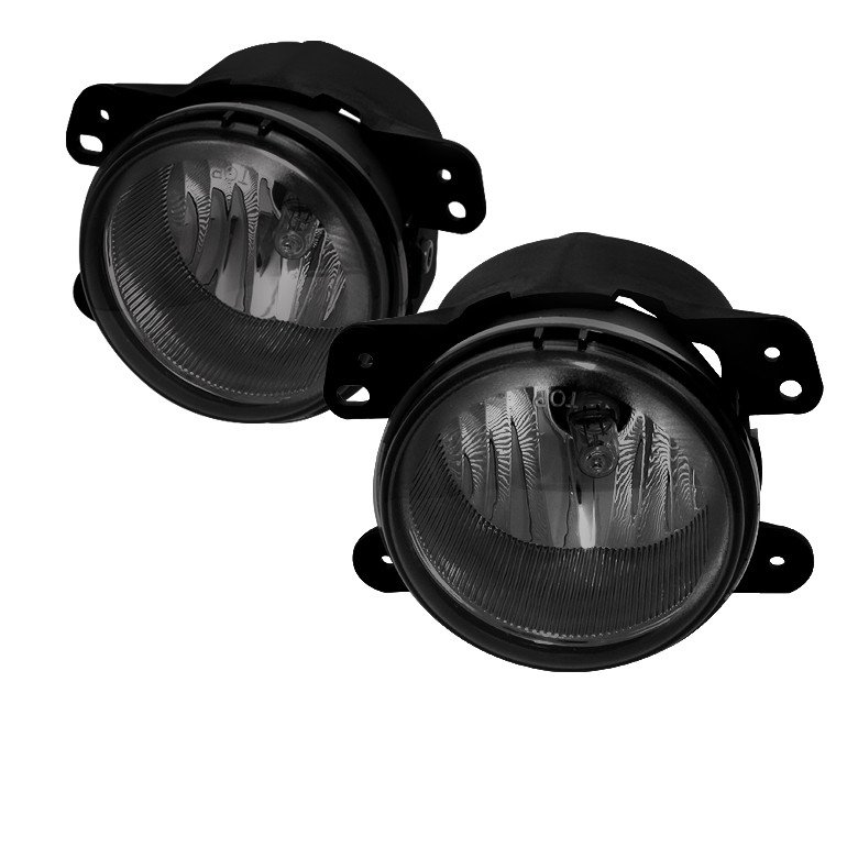 Fits Dodge Magnum 05-08 / Journey 09-10 / Chrysler 300 05-10 ( 5.7L W/ Touring ) / PT Cruiser 06-09 / Jeep Wrangler 07-09 OEM Fog Lights W/Switch - Smoke
