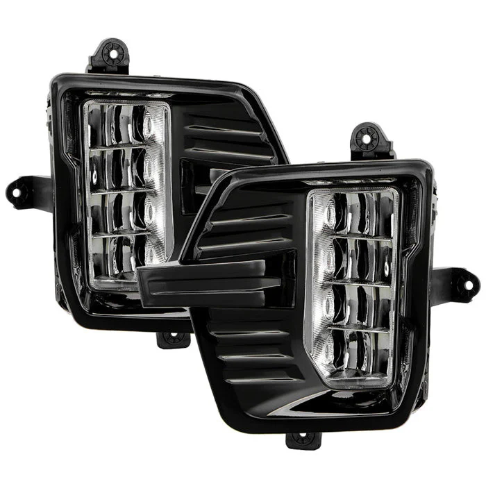 Fits ( Spyder ) GMC Yukon AT4 2021-2023 Only ( does not fit XL Denali Model ) OEM Style Full Led Fog Lights With Universal switch- Sets