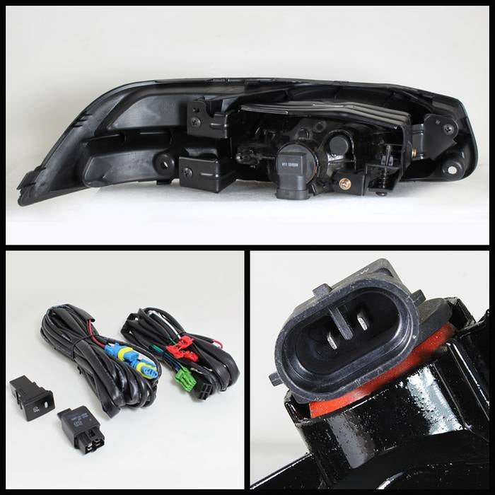 Fits Honda Civic 2012-2013 2Dr/Coupe OEM Fog Light W/Switch- Clear - Image 2