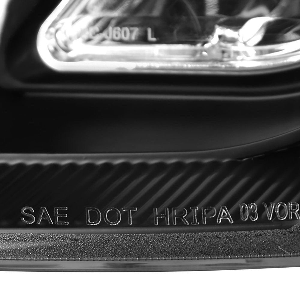 Fits 2007-2011 Honda CRV LED Bar Projector Headlights (Matte Black Housing/Clear Lens) - Image 4