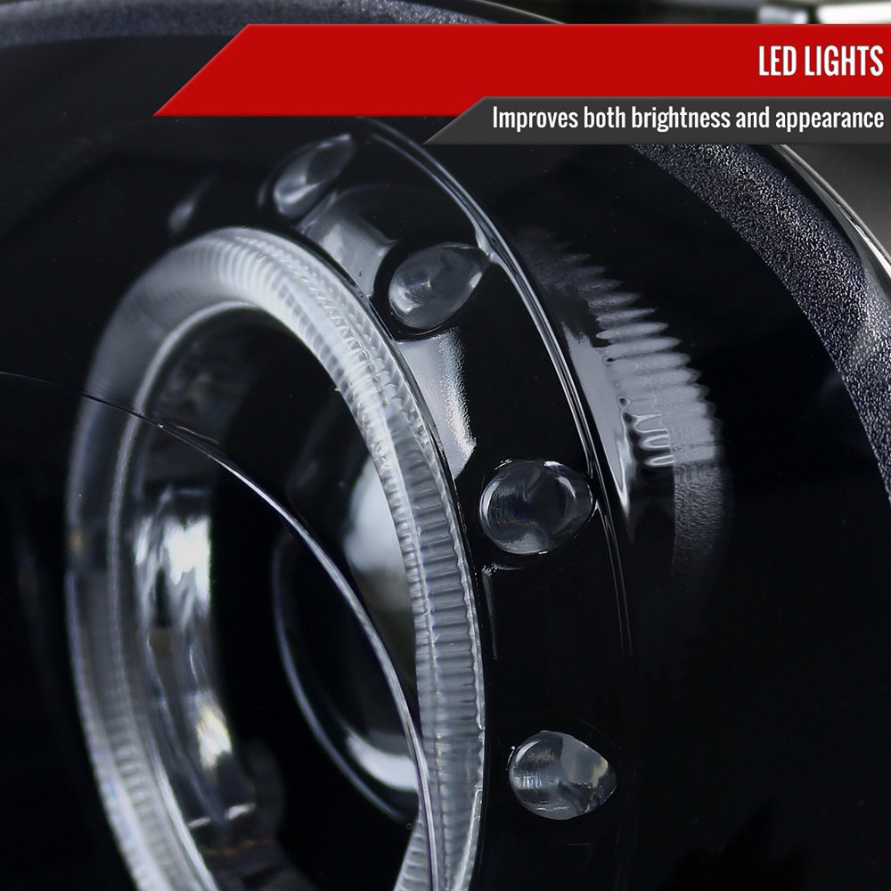 Fits 2007-2015 Mini Cooper R55 R56 R57 R58 R59 Halo Projector Headlights (Glossy Black Housing/Smoked Lens) - Image 6