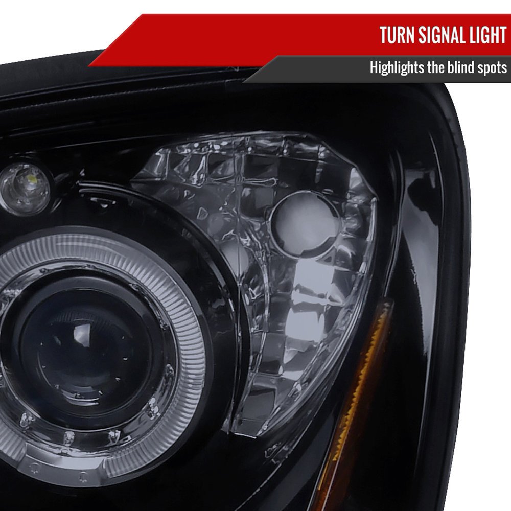 Fits 2004-2005 Subaru Impreza WRX/STI Outback Dual Halo Projector Headlights (Glossy Black Housing/Smoked Lens) - Image 5