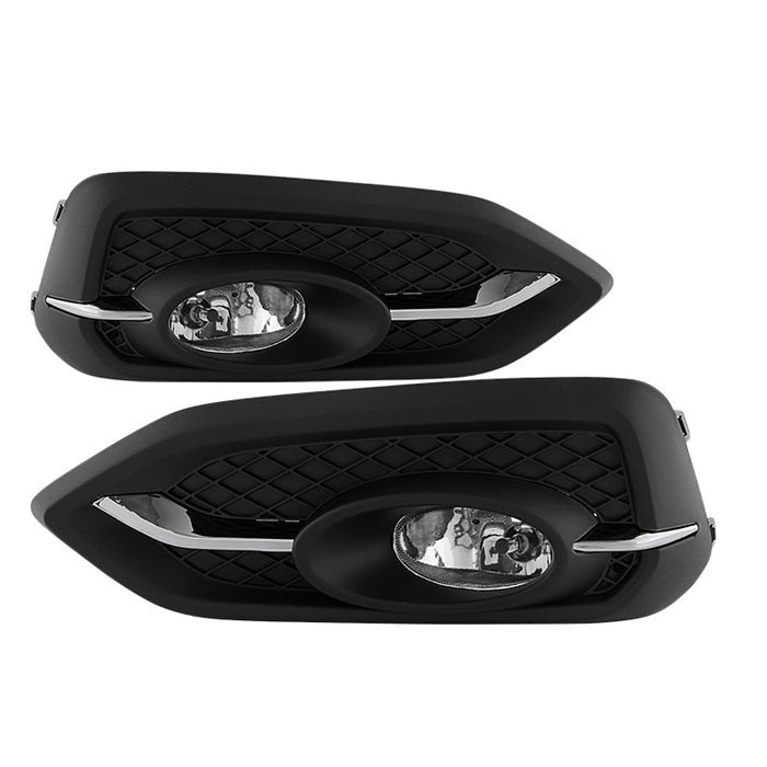 Fits Honda Civic 2014-2015 2Dr/Coupe OEM Fog Light W/Switch- Clear