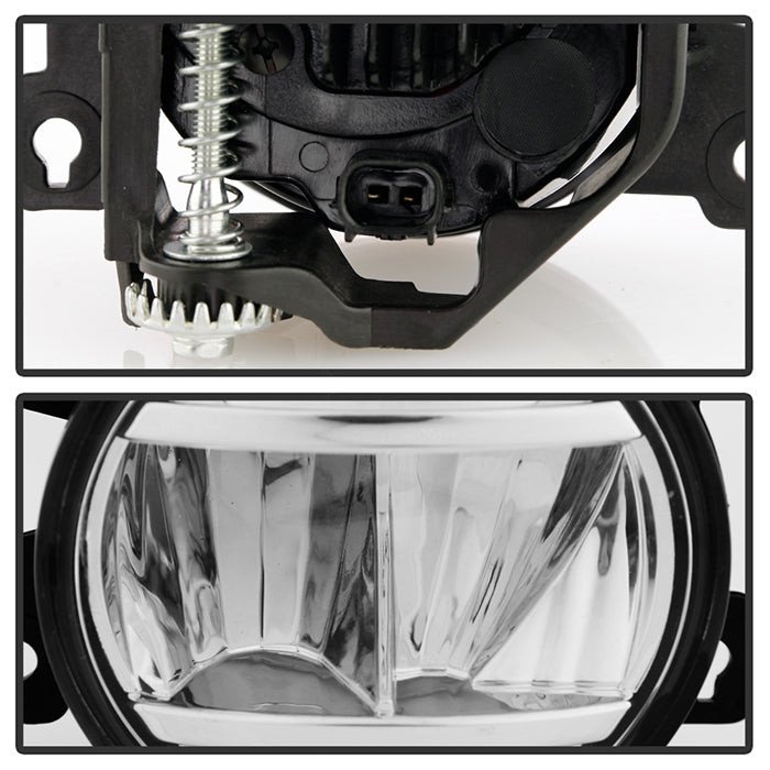 Fits ( Spyder ) Honda Civic 2019+ Coupe/Sedan Chrome Trim OEM LED Fog Light W/OEM Fit Switch - Clear - Image 6