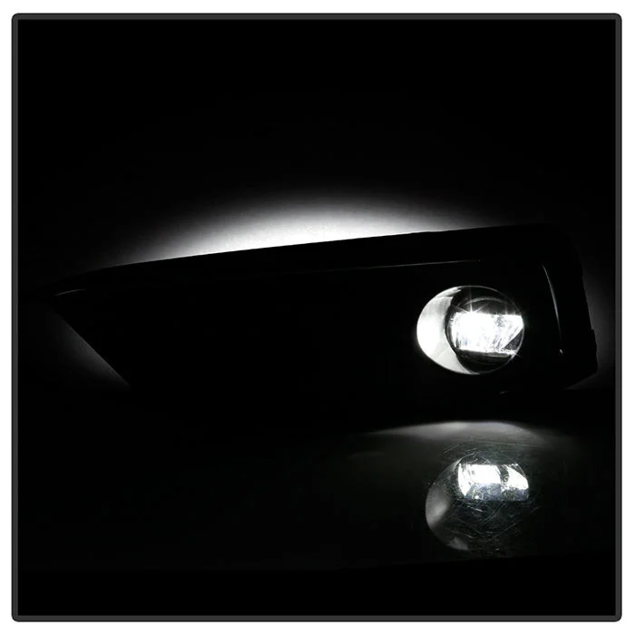 Fits ( Spyder ) Honda Civic 2019+ Coupe/Sedan Chrome Trim OEM LED Fog Light W/OEM Fit Switch - Clear - Image 3