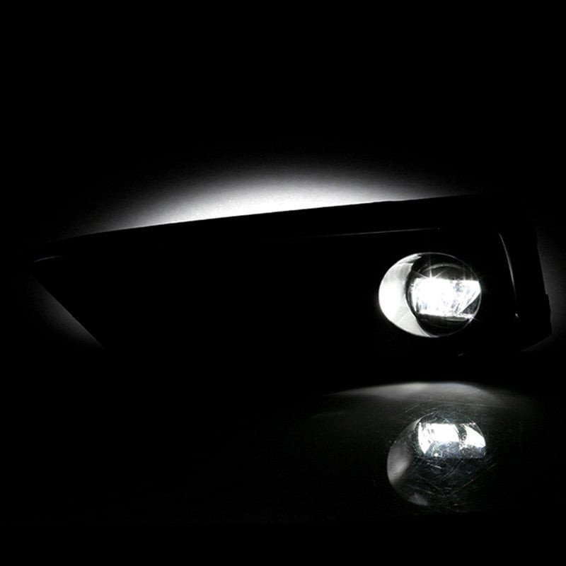 Fits ( Spyder ) Honda Civic 2019+ Coupe/Sedan Chrome Trim OEM LED Fog Light W/OEM Fit Switch - Clear - Image 2