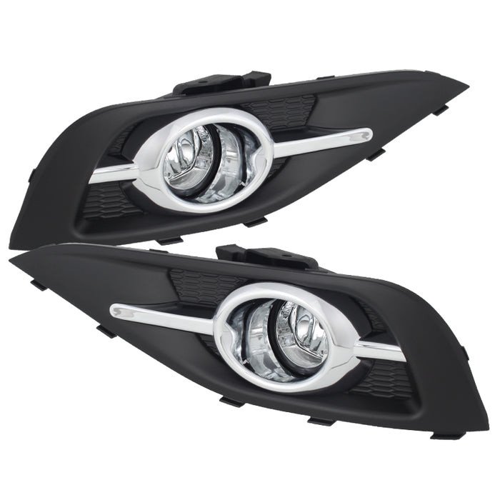 Fits Honda CRV 2012-2014 OEM Fog Lights W/Switch - Clear