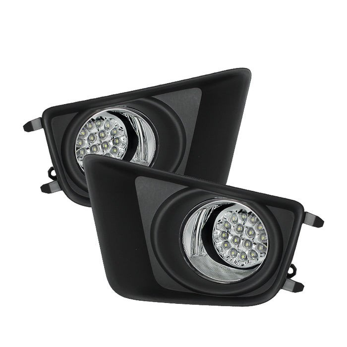 Fits Toyota Tacoma 2012-2015 LED Fog Lights w/Switch - Clear
