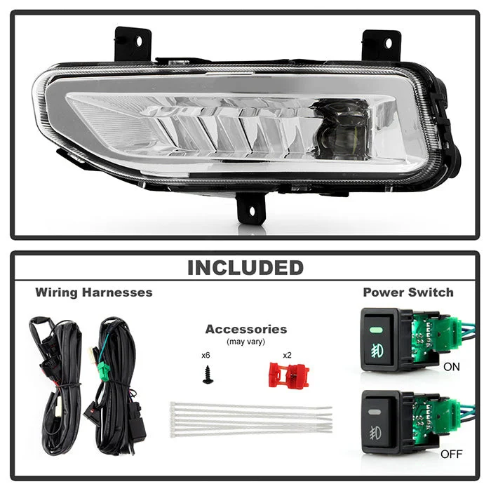 Fits ( Spyder ) Nissan Frontier 2022-2024 OEM Style Full LED Fog Lights w/Switch - Image 5