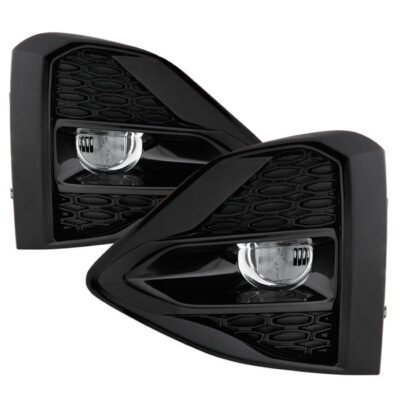 Fits ( Spyder ) Nissan Maxima 2019-2021 OEM Style Full LED Fog Lights w/OEM Fit Switch - Clear
