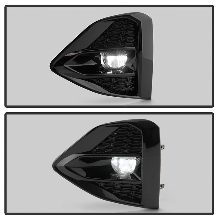 Fits ( Spyder ) Nissan Maxima 2019-2021 OEM Style Full LED Fog Lights w/OEM Fit Switch - Clear - Image 3
