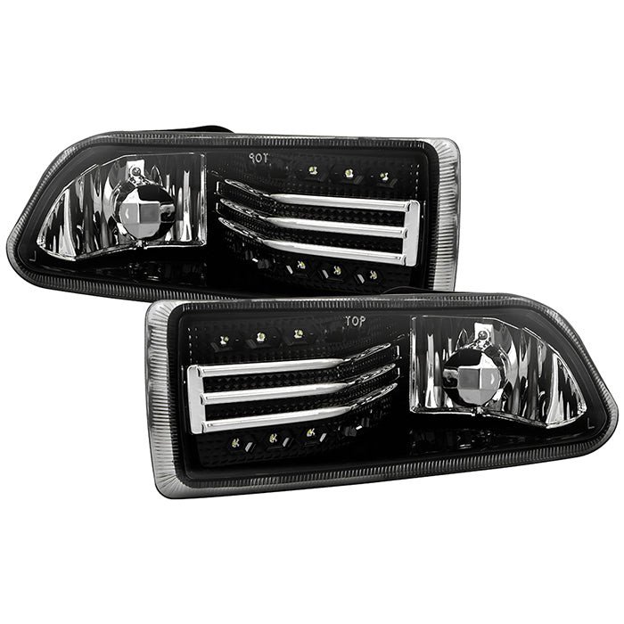 Fits Scion TC 05-10 LED Fog Lights w/Switch - Clear