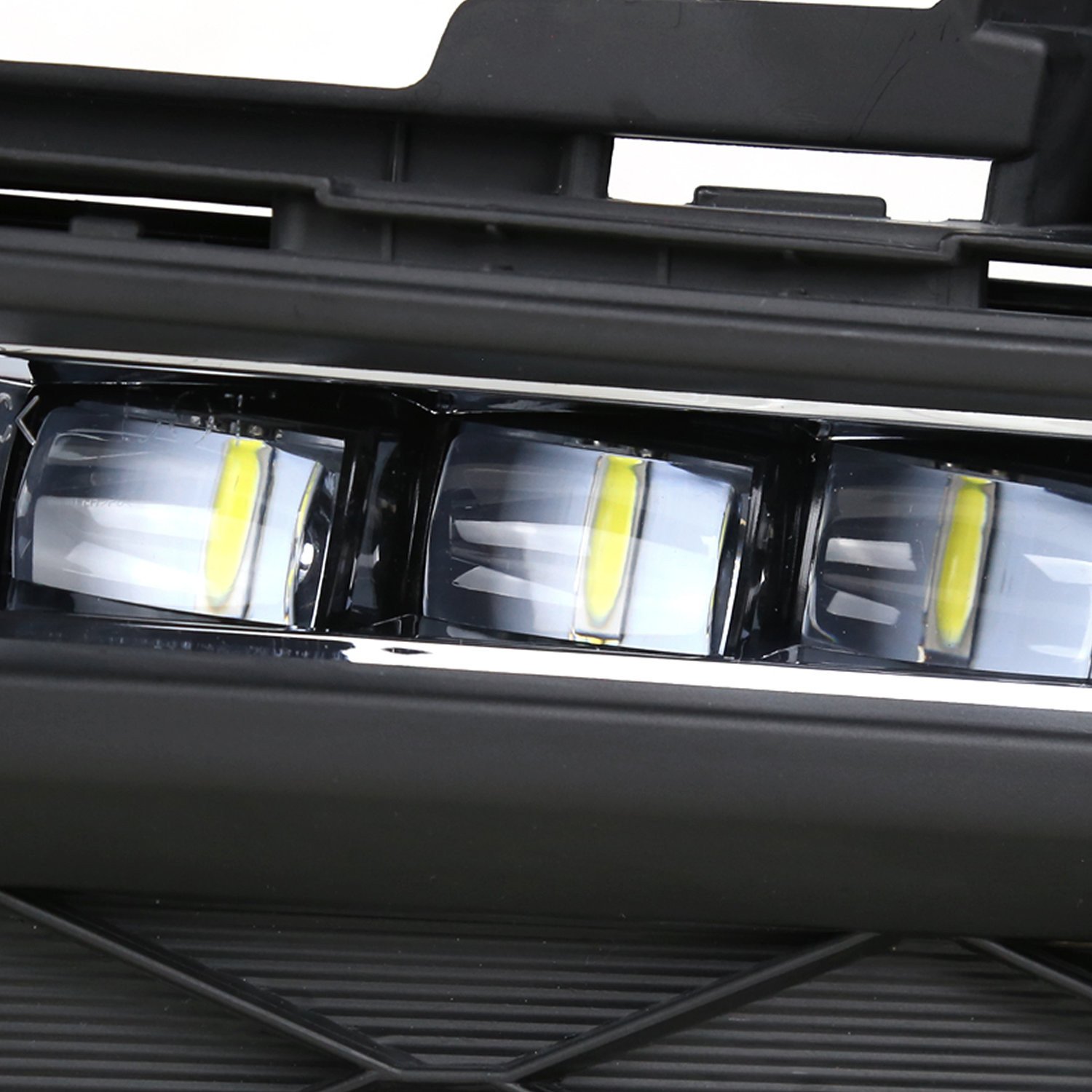 Fits 2016-2017 Honda Accord Coupe LED Fog Lights Kit (Chrome Housing/Clear Lens) - Image 7