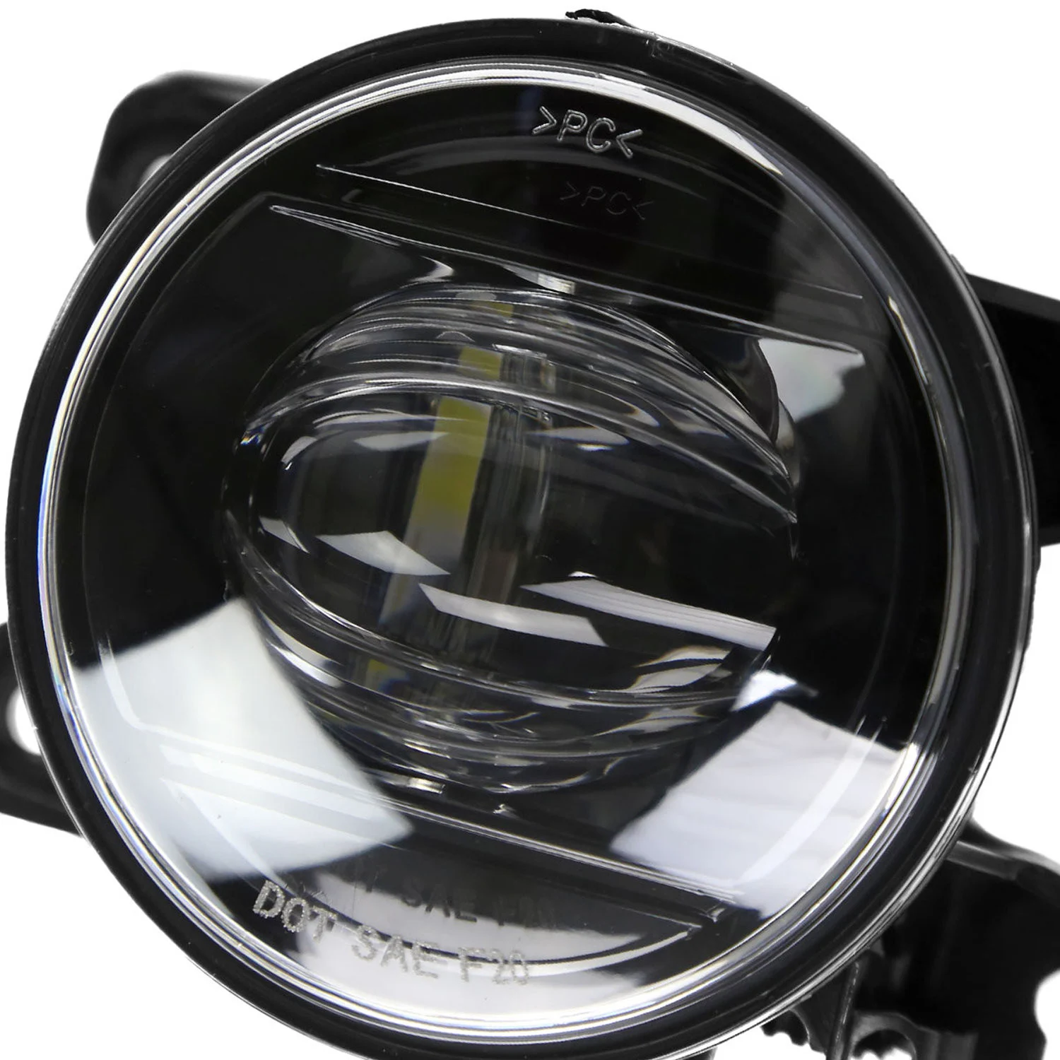 Fits 2021-2022 Honda Accord Sedan LED Fog Lights Kit (Glossy Black Housing/Clear Lens) - Image 7