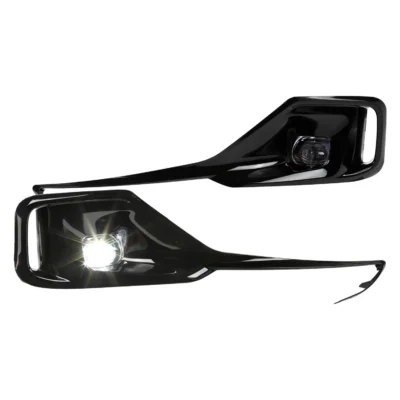 Fits 2021-2022 Honda Accord Sedan LED Fog Lights Kit (Glossy Black Housing/Clear Lens)
