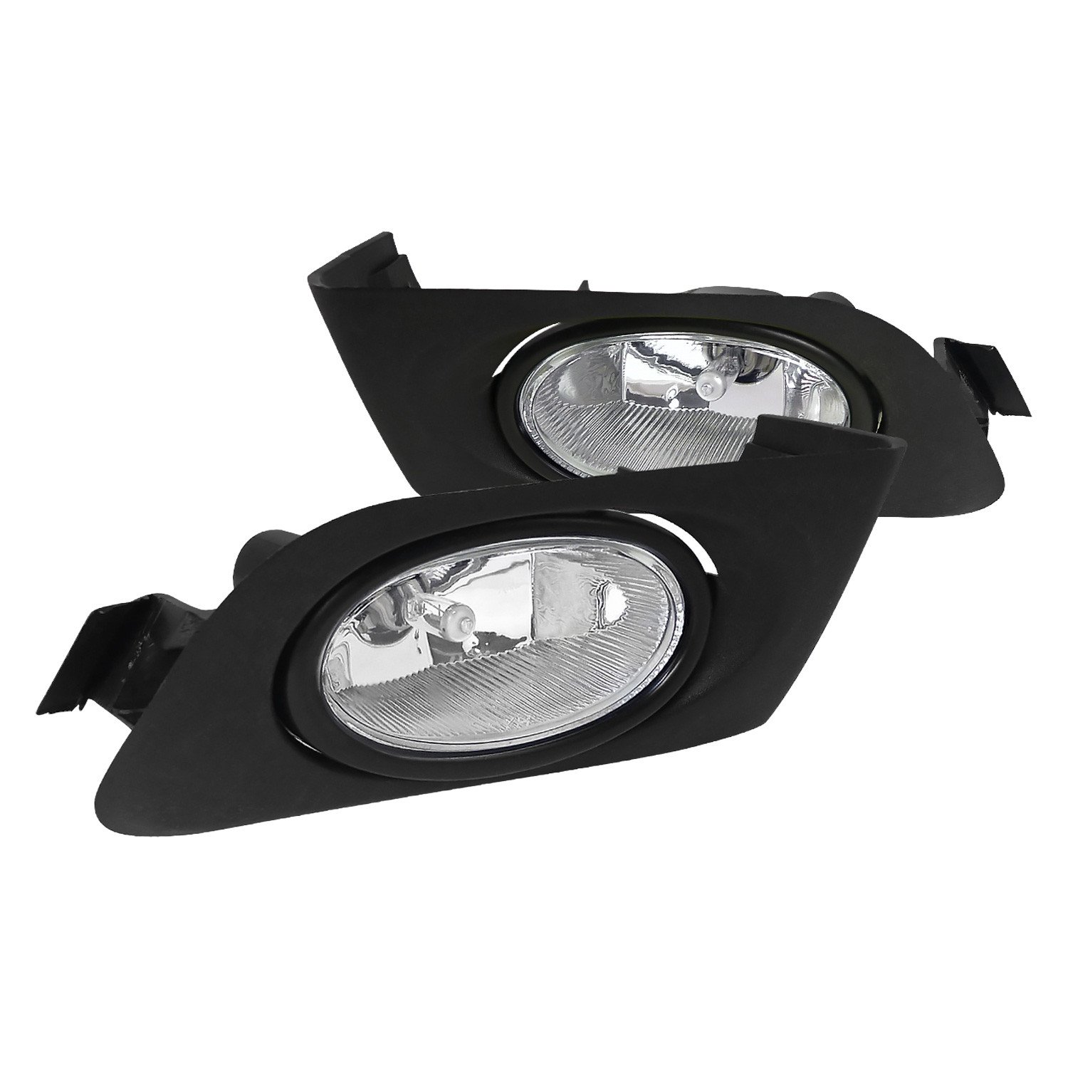Fits 2001-2003 Honda Civic Coupe/Sedan H11 Fog Lights Kit (Chrome Housing/Clear Lens)