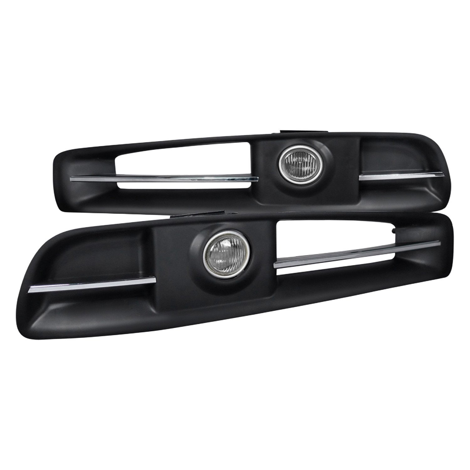 Fits 2003-2005 Infiniti G35 Coupe H3 Fog Lights Kit (Chrome Housing/Clear Lens)