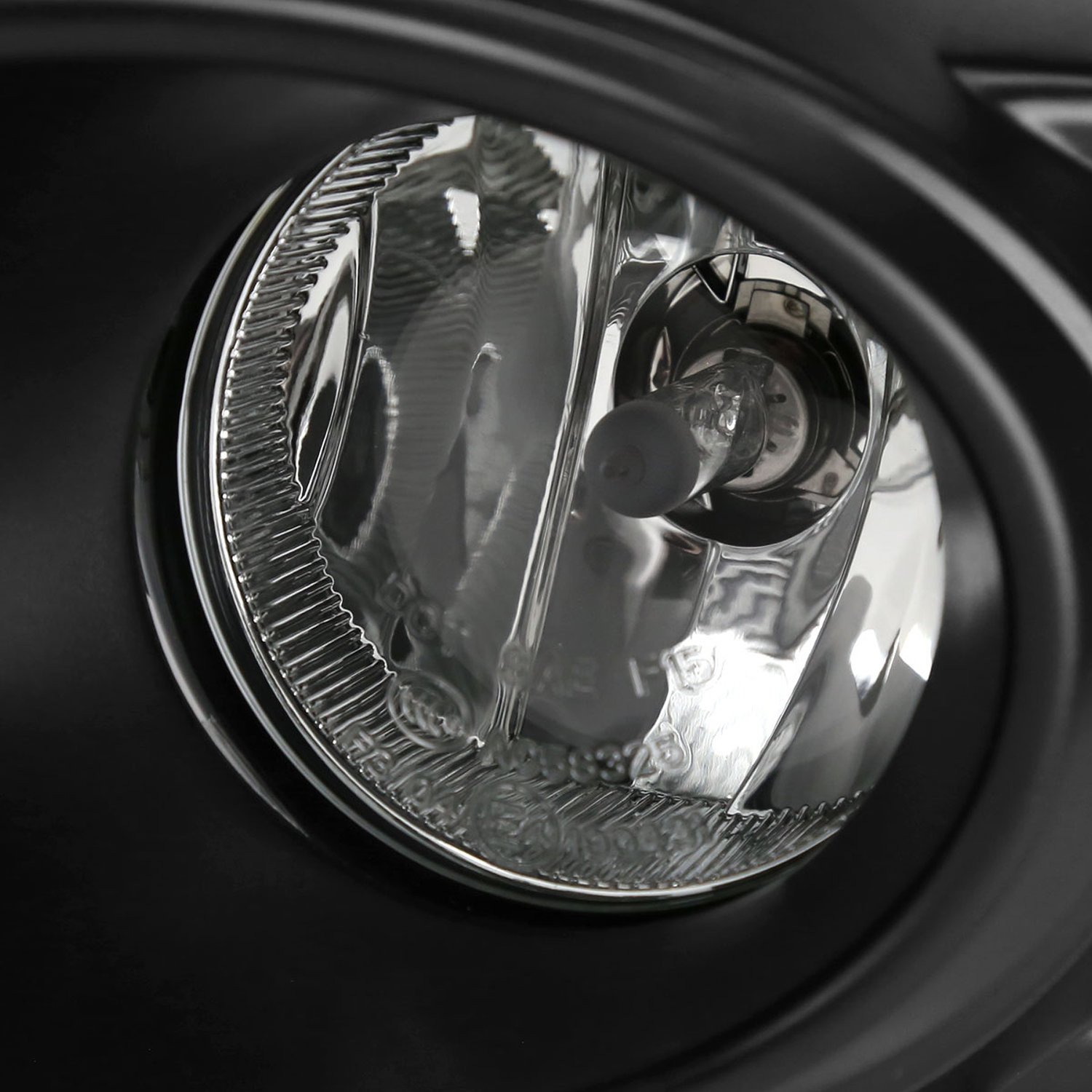 Fits 2016-2017 Mitsubishi Lancer H16 Fog Lights Kit w/ Integrated LED Light Strip & Turn Signal Lights (Chrome Housing/Clear Lens) - Image 6