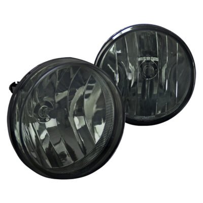 Fits 2007-2014 GMC Sierra 1500 2500HD/3500HD H8 Fog Lights Kit (Chrome Housing/Smoked Lens)