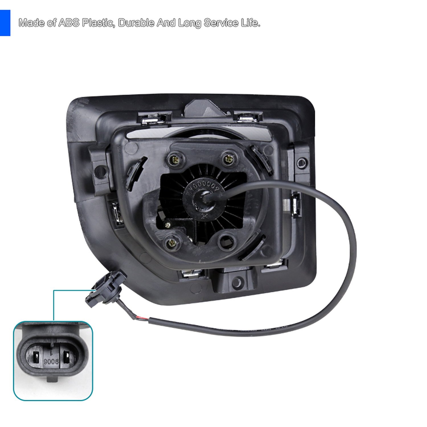 Fits 2015-2018 GMC Sierra 2500HD/3500HD 6-LED Fog Lights Kit (Chrome Housing/Clear Lens) - Image 8