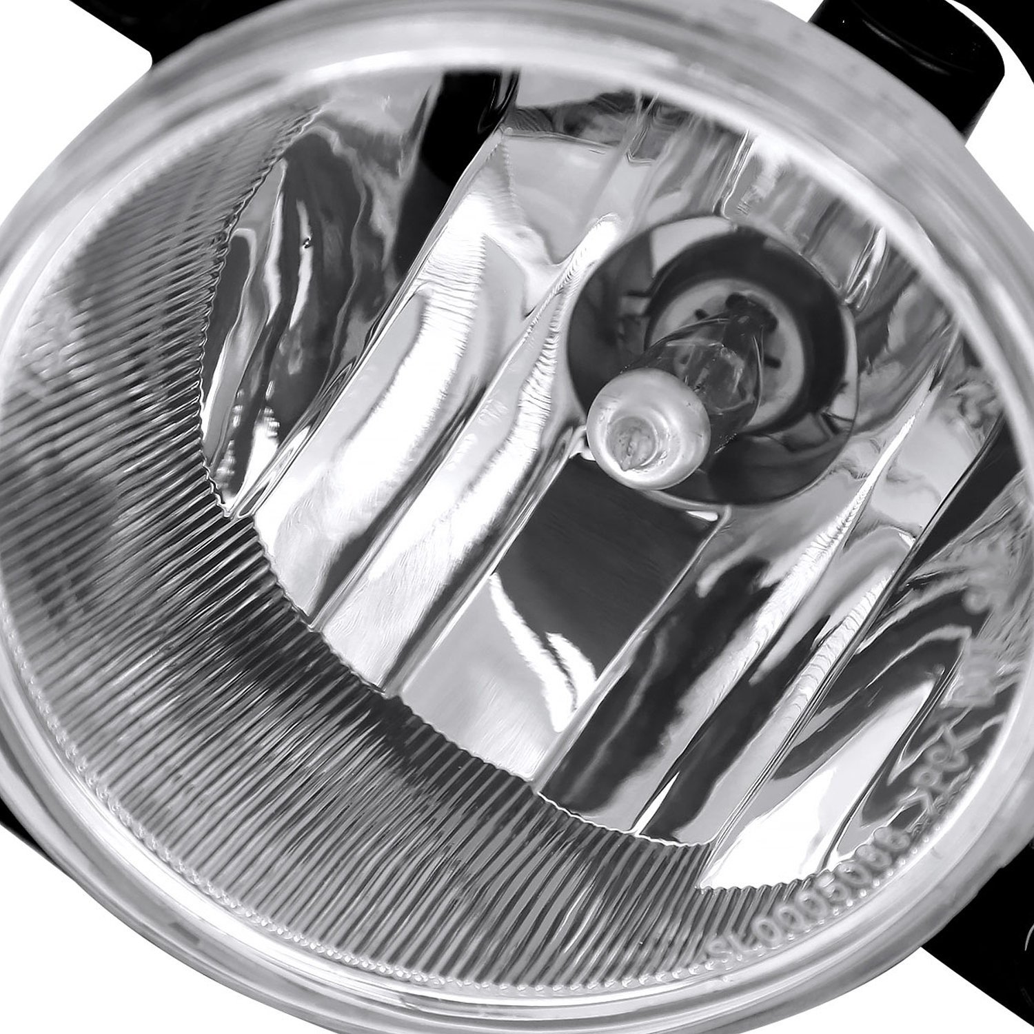 Fits 2016-2022 Toyota Tacoma H16 Black Trim Bezel Fog Lights Kit (Chrome Housing / Clear Lens) - Image 8