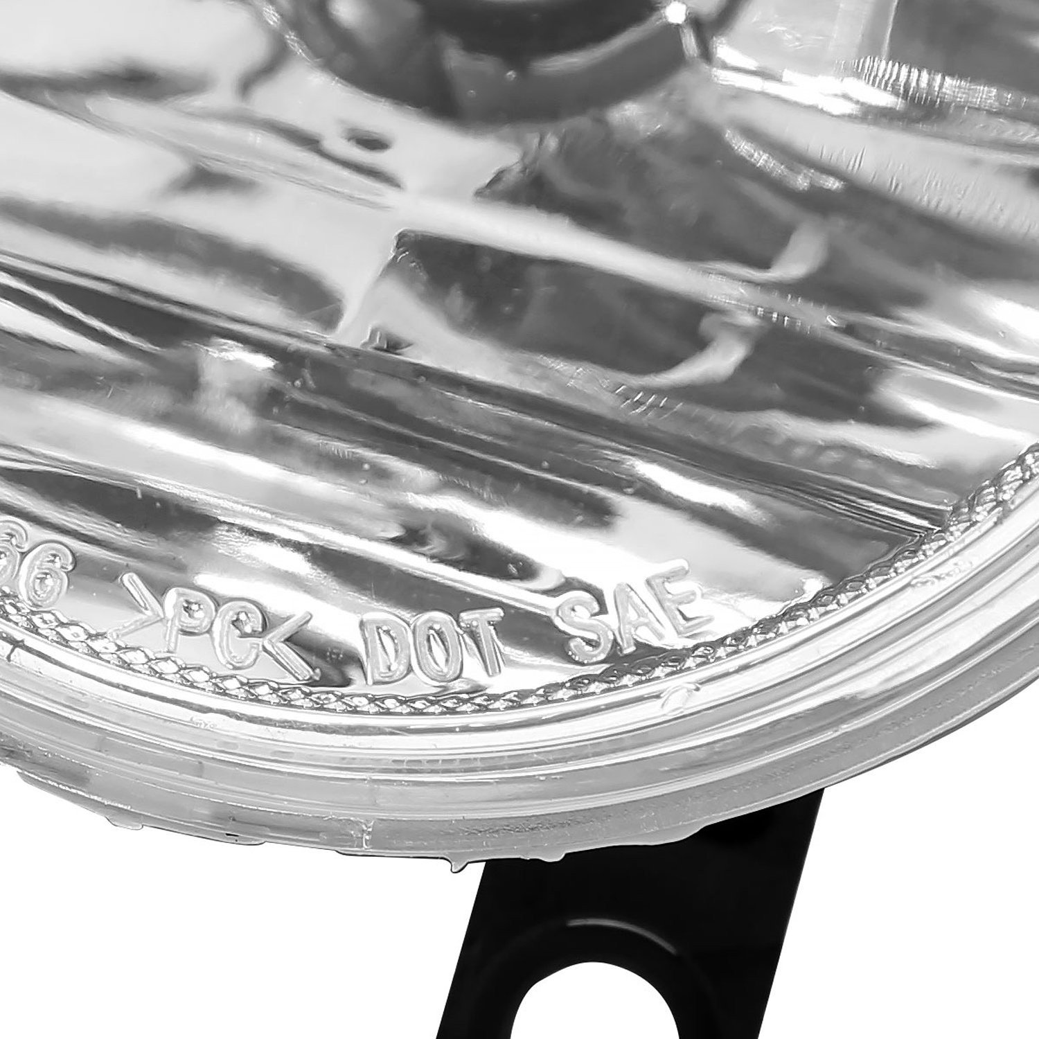 Fits 2016-2022 Toyota Tacoma H16 Black Trim Bezel Fog Lights Kit (Chrome Housing / Clear Lens) - Image 7
