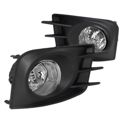 Fits 2011-2013 Scion tC H11 Fog Lights Kit (Chrome Housing/Clear Lens)