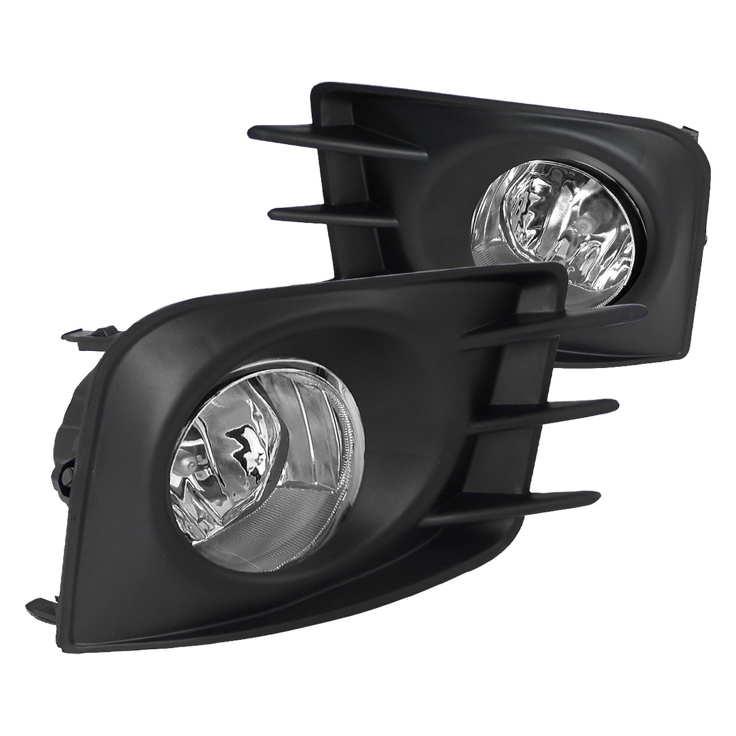 Fits 2011-2013 Scion tC H11 Fog Lights Kit (Chrome Housing/Clear Lens)