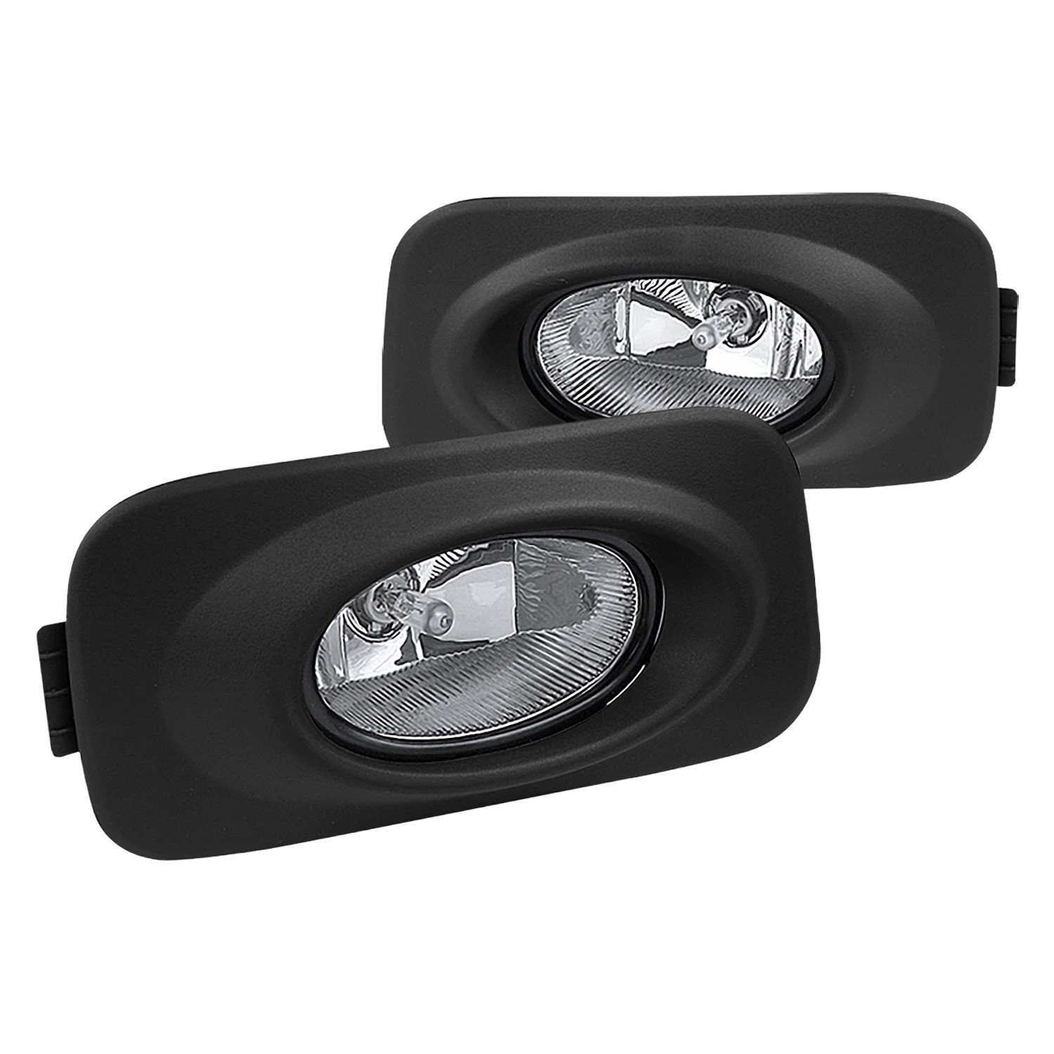 Fits 2004-2005 Acura TSX H11 Fog Lights Kit (Chrome Housing/Clear Lens)
