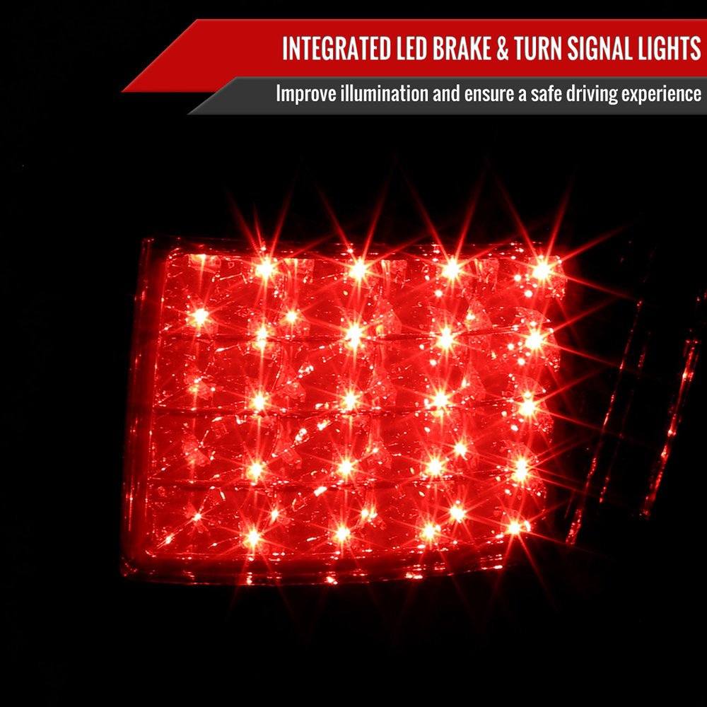 Fits 2000-2005 Toyota Celica LED Tail Lights (Chrome Housing/Smoked Lens) - Image 9