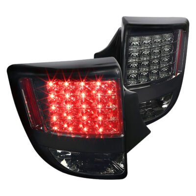 Fits 2000-2005 Toyota Celica LED Tail Lights (Chrome Housing/Smoked Lens)