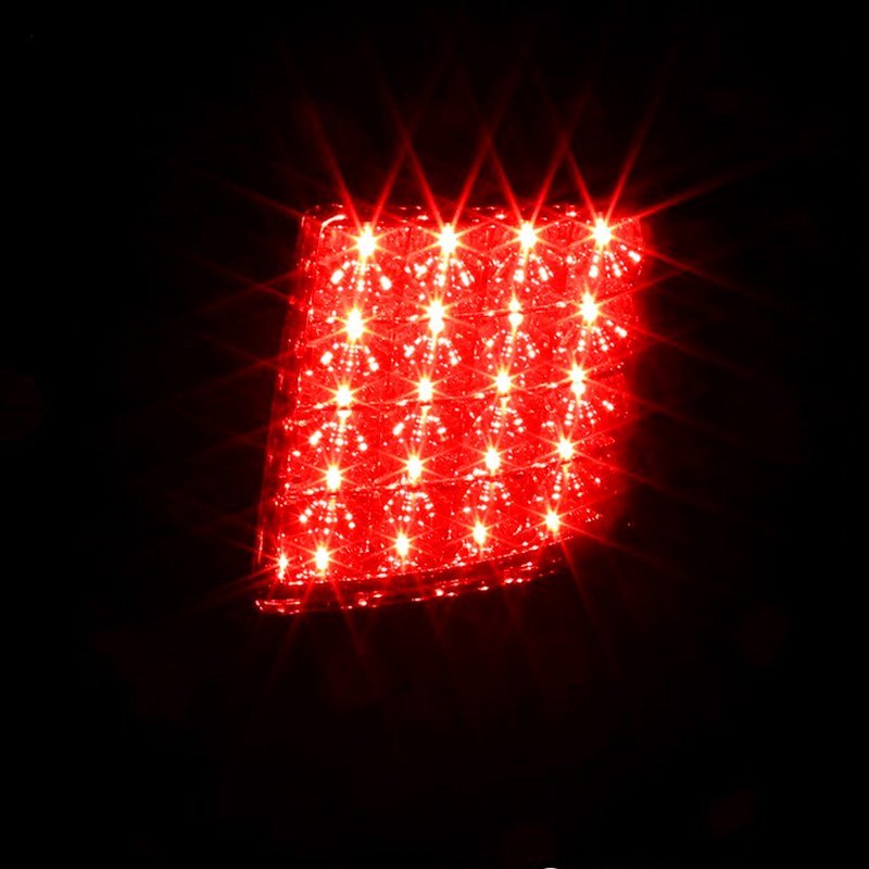 Fits 2000-2005 Toyota Celica LED Tail Lights (Chrome Housing/Smoked Lens) - Image 2