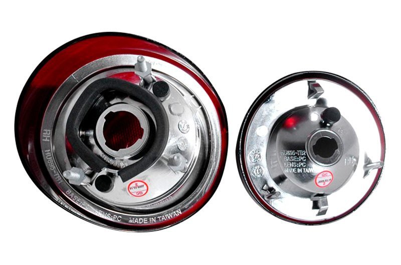 Fits 2005-2010 Chevrolet Cobalt Coupe Tail Lights & Trunk Reverse Lights (Chrome Housing/Red Smoked Lens) - Image 7