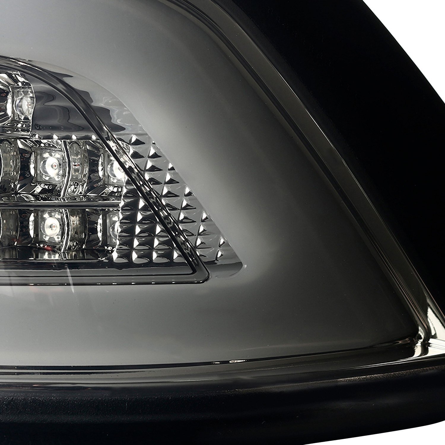 Fits 2008-2017 Mitsubishi Lancer / 2008-2015 Lancer EVO X Sedan LED Tail Lights (Chrome Housing/Smoked Lens) - Image 6