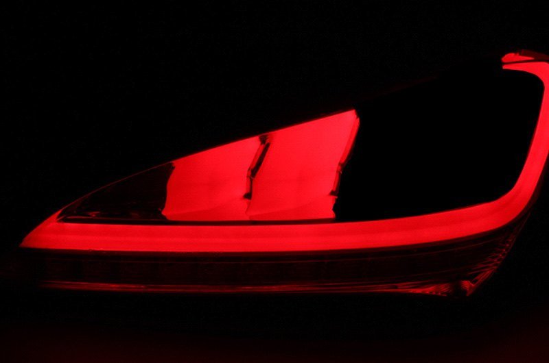 Fits 2010-2016 Hyundai Genesis Coupe White Bar Sequential LED Tail Lights (Chrome Housing/Red Smoked Lens) - Image 3