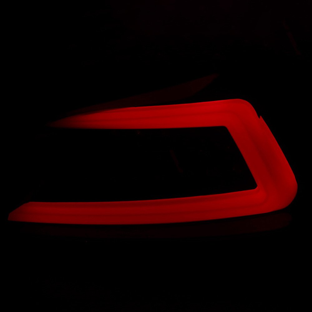 Fits 2015-2021 Subaru WRX Sequential White Bar LED Tail Lights (Glossy Black Housing/Smoked Lens) - Image 6