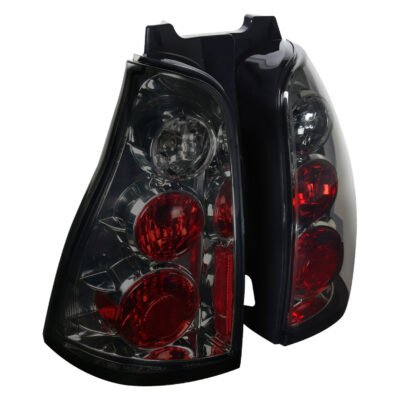 Fits 2003-2005 Toyota 4Runner Tail Lights (Chrome Housing/Smoked Lens)