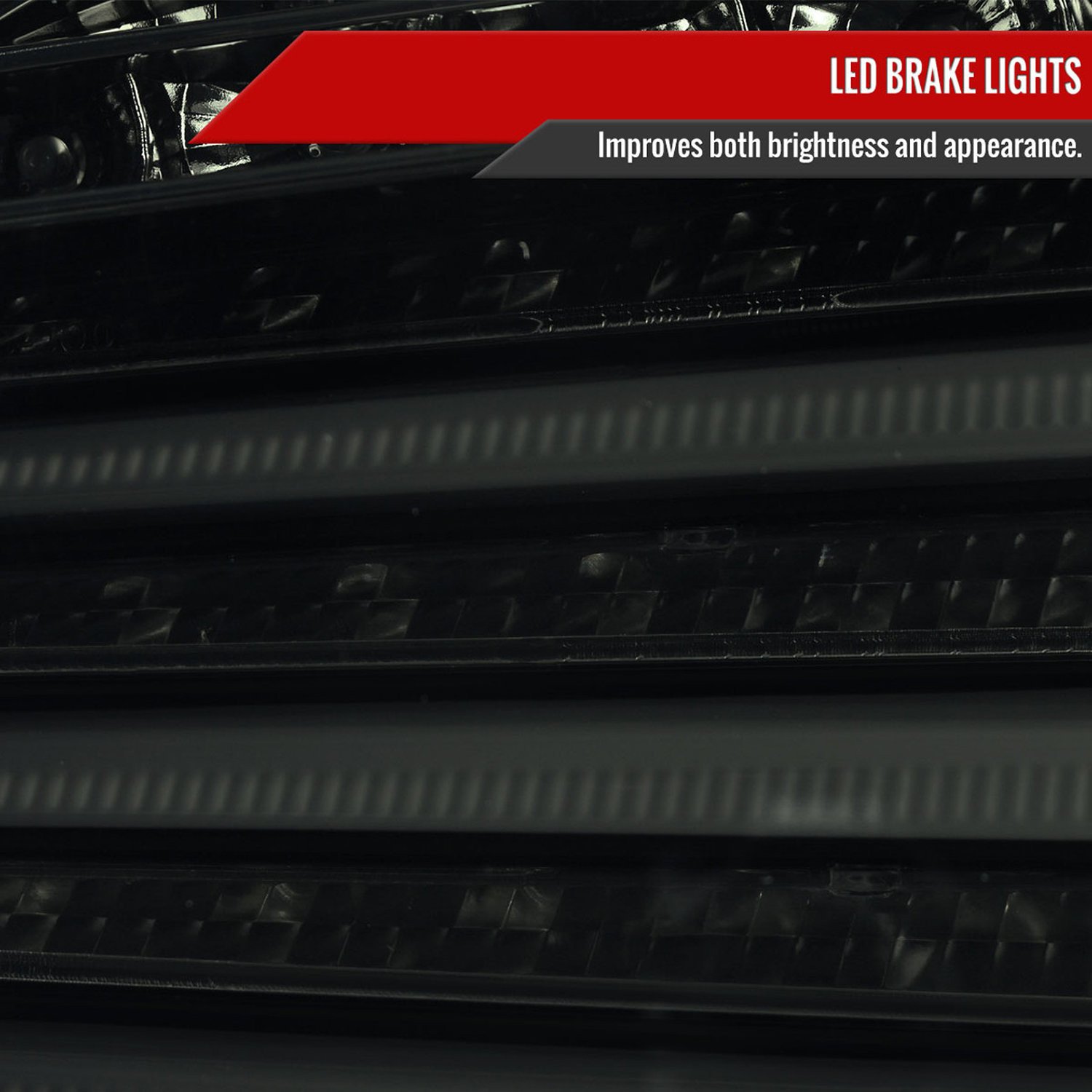 Fits 2004-2007 BMW E60 5 Series Sedan LED Tail Lights (Glossy Black Housing/Smoked Lens) - Image 7