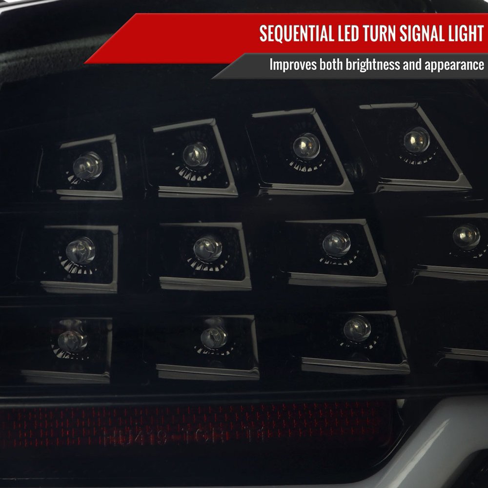 Fits 2009-2011 BMW E90 3-Series 4Dr Sedan LED Tail Light (Glossy Black Housing/Clear Lens) - Image 6